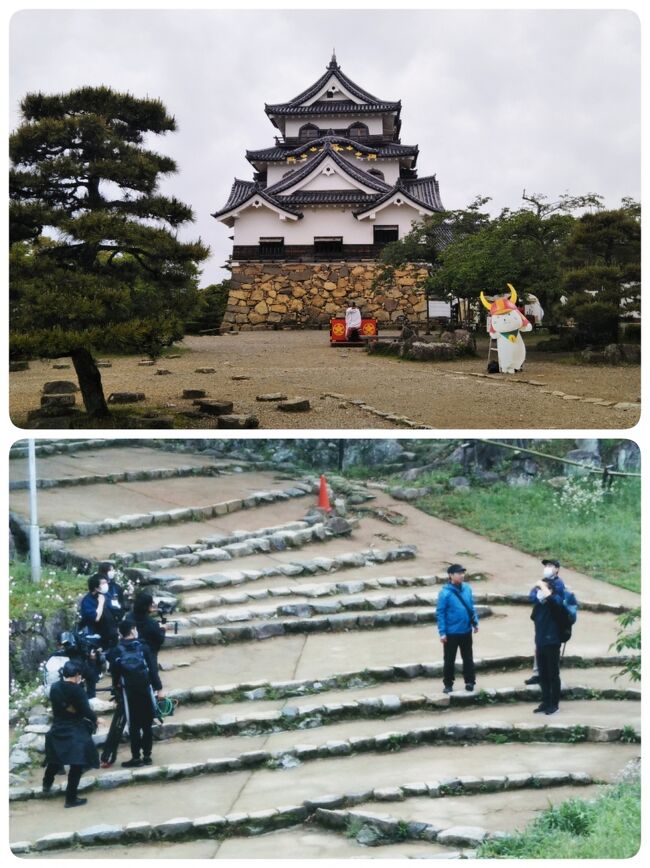 令和3年、近畿地方が例年より約1か月早く梅雨入りした。そんな折、滋賀県米原市に滞在する機会があった。米原駅と彦根駅はJRで隣り合っている。雨が降り続く中、彦根城を訪れることにした。<br />彦根城に到着した直後、予期せぬ遭遇があった。<br />（2021.05.27作成開始）