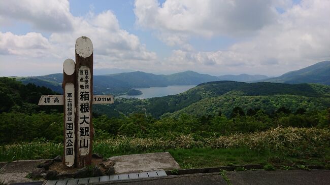 久しぶりの晴れの日、箱根にドライブに行った。<br />