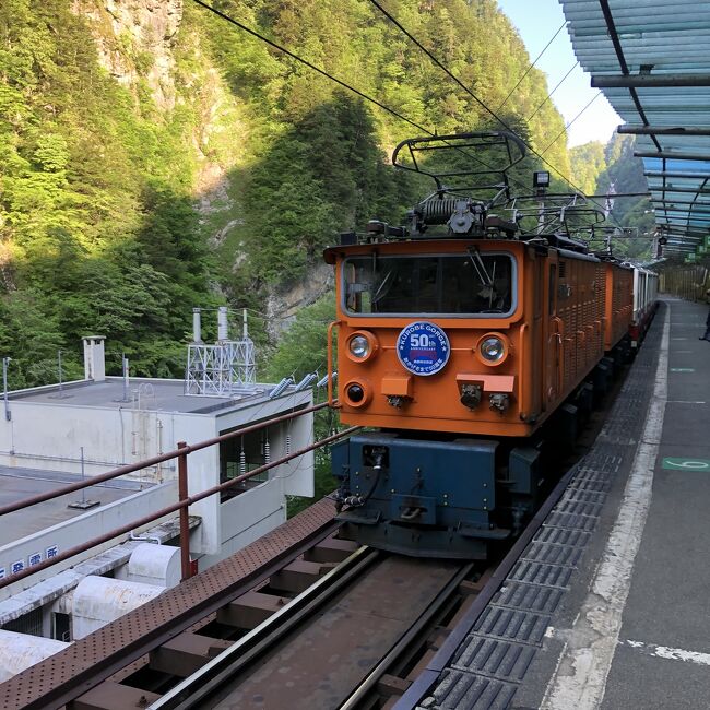 高山駅からワイドビューひだで富山へ抜け、さらに富山電鉄へ乗り継いで宇奈月温泉からの、黒部峡谷鉄道トロッコ列車堪能。往復2時間40分余の黒部川が織りなす景色はもちろん、富山駅と宇奈月温泉との往来から見えた山々や海の風景もよかったし、最後に寄った富山駅北の富岩運河環水公園も含めて、いわゆる「富山の本気」の一端を垣間見た気がしました。