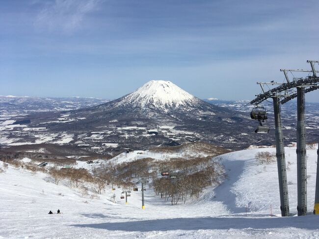 春スキーでニセコ、アンヌプリとヒラフを滑りました＝2021年4月