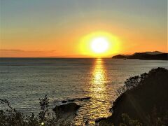 ☆日本夕陽百選浜島◇茜色の夕陽とサンロード！！