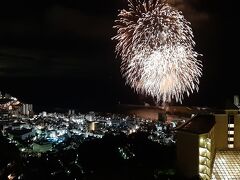 熱海かんぽの宿からの、熱海海上花火