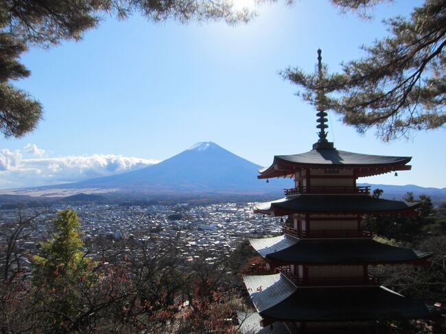 GO TO  トラベルで行く　新倉山浅間公園から見る富士山と五重塔　