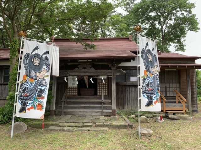 諏訪愛宕神社に行く