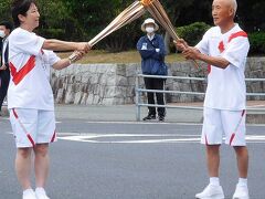 ２０２１年５月　山口県西部　　聖火リレーを見に行きました。