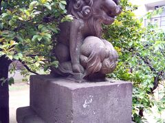 サイクリング散歩　1　狼＆かわいい子獅子の狛犬に遭遇　神社巡り　方南～砧