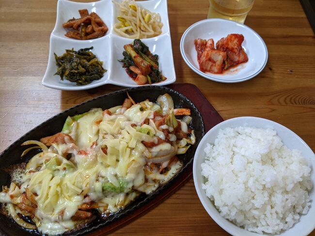 生野コリアタウンで韓国料理ランチ～カナリヤでパフェ～延羽の湯で入浴
