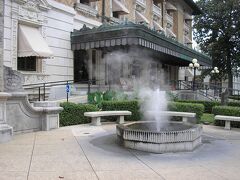 アメリカの温泉、アーカンソー州　A hot spring in Arkansas