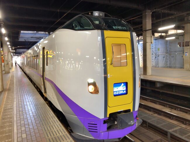 　2021年6月25日から28日にかけて北海道へ行ってきました。<br />　鉄道情報サイト「レイルラボ」の乗りつぶし「鉄レコ」で乗り残しというか、駅の廃止により再乗車が必要となった区間を乗り直してきました。<br />　北海道内の鉄道きっぷは「Peachひがし北海道フリーパス」を使用、北海道へはPeachで行く必要があるため中部国際空港から新千歳空港へ向かいました。<br />　札幌駅に戻り、特急「おおぞら5号」に乗って釧路駅まで乗り通します。