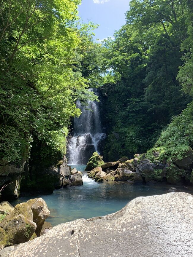 滝を見に行く(奈曽の白滝)