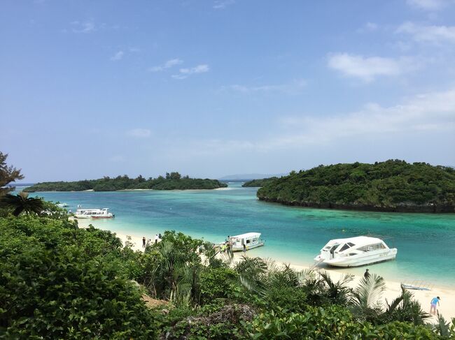 ４歳半と２歳半の子連れで八重山家族旅行です。<br />八重山４泊５日の内、前半は北部へ、<br />ペンションでは珍しく和室が有り家族で快適に過ごせます。<br />ウェルカムドリンクに、朝夕の食事もとても良かったです。<br />後半の２泊はインターコンチネンタル石垣へ。<br />初めての宿泊でしたが、結果は◎でした。<br />部屋は角部屋でラナイがとても広くて、快適です。<br />事前に高層階をリクエストしましたのて、９階からの眺望はとても良かったです。<br />屋外プールにスライダー、屋内温水プールもあり、夜は大浴場でとても快適でした。<br /><br />記念日でしたので、レストランとメールで事前に打ち合わせして、<br />チェックイン時に家族へのサプライズで、<br />客室へのアニバーサリーケーキの手配にも、丁寧に対応して頂きました。<br />とても良い記念になりました。