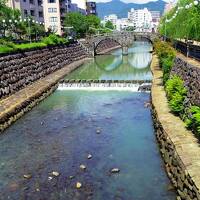 路面電車で長崎巡り後に移動