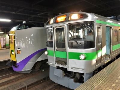 　2021年6月25日から28日にかけて北海道へ行ってきました。<br />　鉄道情報サイト「レイルラボ」の乗りつぶし「鉄レコ」で乗り残しというか、駅の廃止により再乗車が必要となった区間を乗り直してきました。<br />　北海道内の鉄道きっぷは「Peachひがし北海道フリーパス」を使用、北海道へはPeachで行く必要があるため中部国際空港から新千歳空港へ向かいました。<br />　旭川駅に到着し、札幌駅経由で新千歳空港へ移動し帰途につきます。