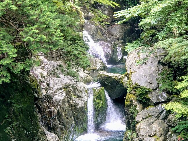 関西に住んでいるうちに行っておきたい温泉が何ヶ所かありまして、その１つ、奈良県天川村の洞川温泉に日帰りで行ってみました(^^)<br /><br />事前リサーチをあまりせず、「出たとこ勝負」の無計画な行程だったので、効率は悪かったような気もしますが、自然を満喫できたし、新鮮な空気を大量摂取できたから満足です(^^)<br /><br />ＮＡのＶ１０サウンドを聴きながらの軽快なドライブをイメージしていたのですが、やはり村道ともなると道幅が狭く、運転は結構疲れましたw<br /><br />鮎の友釣りのシーズンなのか？釣り客と思われる車と何度かすれ違ったんですが、何故かほぼ全ての場面で、当方が左側ギリギリに寄せて停まったり、広い場所までバックしたり、マジ舐められてるのかと思ったわ(*´∀｀*)<br /><br />当方の車は傷付けるわけにはいかないから、自分の安全を優先しましたがw<br /><br /><br /><br /><br /><br /><br /><br />