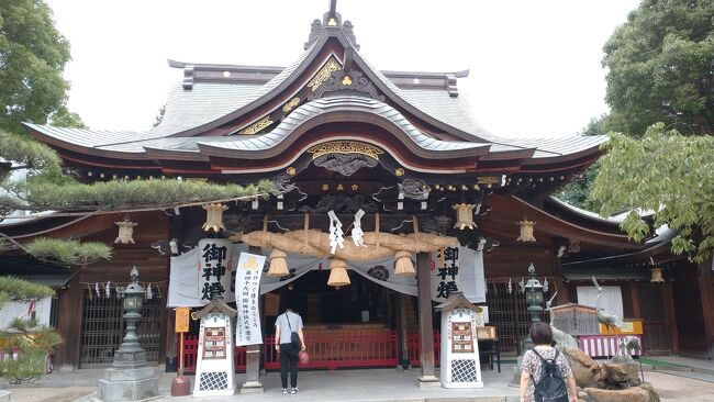2年ぶりに披露された博多祇園山笠の飾り山を見て歩きました。よく鑑賞すると博多人形師の個性が感じられました。