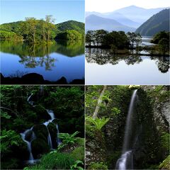 ◆青葉若葉の裏磐梯・湖水紀行 (秋元湖・曽原湖・大沢沼・白霧沢・白霧の滝）