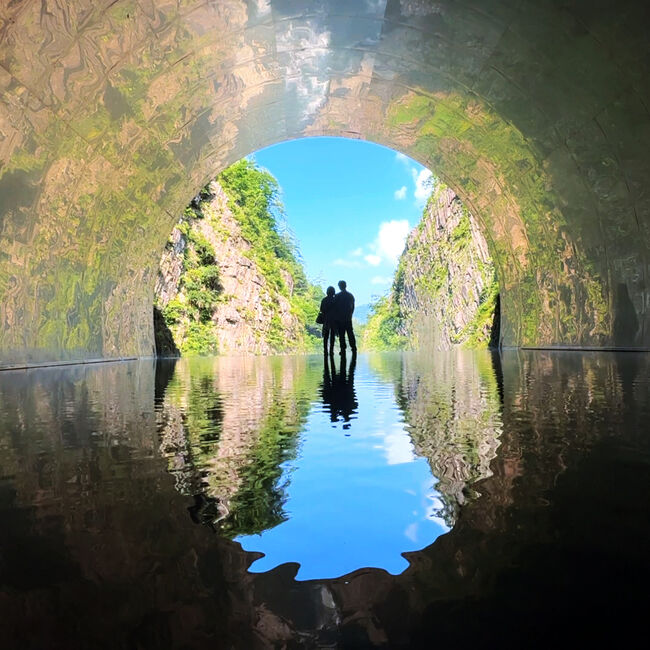 ジオパークと現代アートの融合「清津峡渓谷トンネル」へふらっと出掛けてきました。