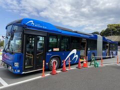 横浜：連節バス・ベイサイドブルーに乗りに行ったらガンダムにも会えちゃった・・