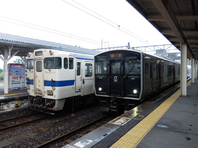今回は完全に乗りつぶし旅行。JRの路線を片っ端から乗ってやるという狂気の趣味。<br />九州の未乗区間は、筑肥線(伊万里~山本)、久大本線(由布院~大分)、宮崎空港線、吉都線、肥薩線<br /><br />肥薩線は残念ながら八代~吉松が豪雨災害により運休のため、それ以外の路線に乗っていきましょう。<br /><br />もちろん、鉄道以外にも行ってみたかったスポットもねじ込んだ豪華過酷旅行になってしまいました。<br /><br />使用したフリーきっぷ<br />6月9日:松浦鉄道1日乗車券(2000円)<br />6月10~12日:ぐるっと九州きっぷ(14300円)<br />6月11日:宮崎県内路線バス全線 1日乗り放題乗車券(1800円)