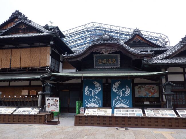 伊予鉄横河原線に乗った後は松山市駅の「大観覧車ぐるりん」に乗り、道後温泉に行きました。