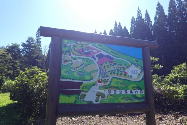 北秋田の翠雲公園と言えば、アジサイの名所だった。<br /><br />旧合川町の観光名所だった。<br /><br />合併してから　観光予算は　内陸線沿線へとシフトしていった。