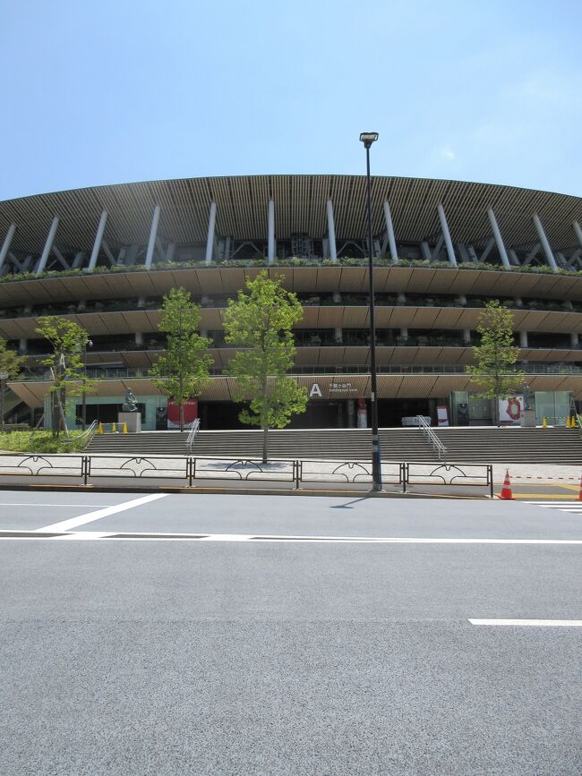 もうじきオリンピックが始まるので偵察に行ってきました。<br /><br />コース:信濃町から千駄ヶ谷駅まで歩いてみました。