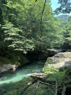 岩見三内の清流に行く3　(舟作)