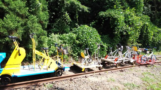 秋田県大館・小坂のレールバイクと三陸鉄道、宮古のＳＬ