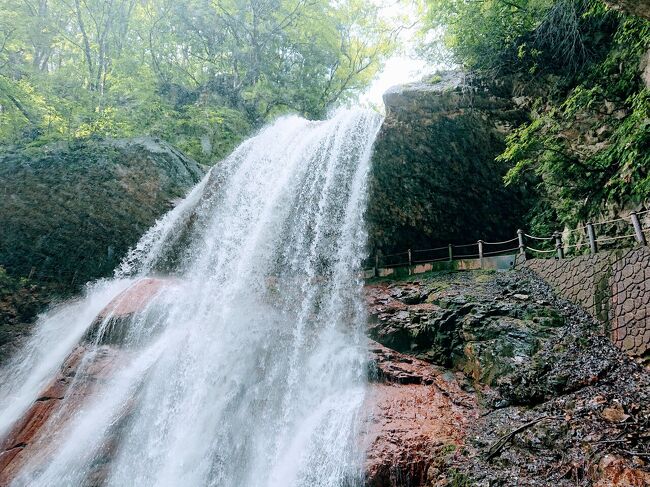 信州高山村の裏見の滝「雷滝」へ