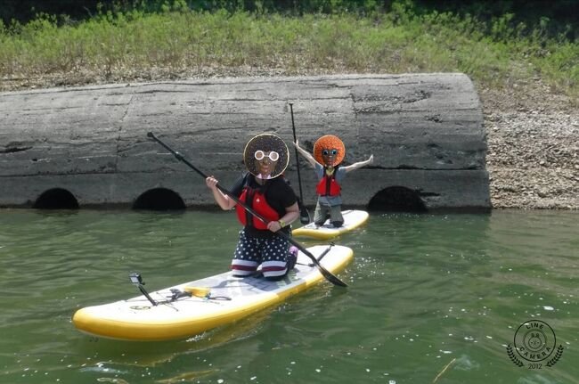 SUPで水没した旧国鉄横黒廃線の遺跡巡り in 錦秋湖 & 花巻温泉 & 盛岡散策（前半）