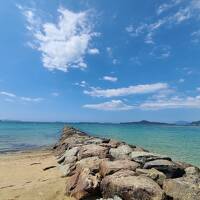 沖縄レベルの海の美しさ　山口県菊が浜