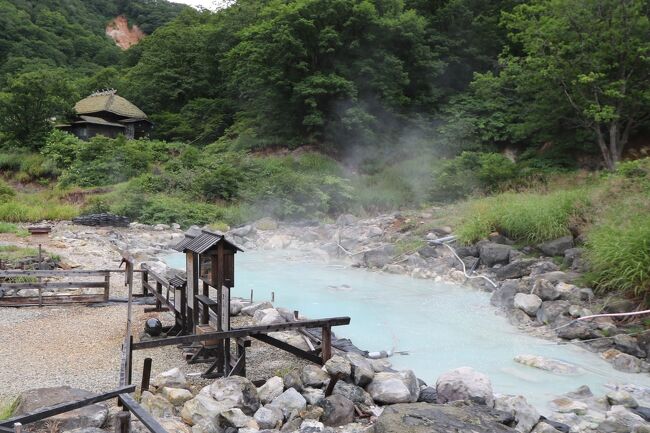 人生2度目の東北旅、3泊目の宿泊地は秋田です。<br />※前回の旅行記<br />①［宮城・岩手］編<br />https://4travel.jp/travelogue/11707201<br />②［青森］編<br />https://4travel.jp/travelogue/11707411<br /><br />関西人がイメージする秋田って？・・・佐々木希さん！(#^^#)<br />かまくら（雪国）や秋田犬、食べ物だったら きりたんぽや比内鶏、いぶりがっこ等が有名かな。じゃ観光地は？・・・あんまりすっと出て来ないのが実情ではないでしょうか。<br />そんな関西人でも一度は耳にしたことの有るのが乳頭温泉郷。その乳頭温泉郷が今晩のお宿。<br />ところで家族や夫婦で行く旅行の場合、基本夫が計画し、旅程の概要や交通費・宿泊費等は事前に相談して決めている。今晩のお宿も【乳頭の黒湯温泉】で一泊二食一人24000円位と報告を受けていた。<br />正直コロナ禍で今回行けるかいけないか、半々だと思ってたし、特に乳頭温泉については、私自身下調べをあまりしてなかったというのも事実。<br />有名な温泉地なので、城崎温泉や南紀白浜温泉やらを勝手にイメージしていた私。「24000円だったら、まぁ普通やね！」と深く考えて無かったし、ごく一般的な温泉旅館を想定していたのだが・・・