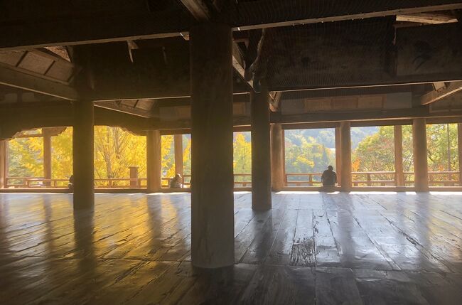 海外に住んでいたとき、日本に住んだことがあるor旅行に行ったことがある人に「どこか一番よかった?」と聞くと意外(?)と回答に多い広島。<br />「海の中にtempleがあって~。」temple?ああ、厳島神社のことね。正確にはshrineだけどね。<br />厳島神社だけじゃなくてしまなみ街道のサイクリングも欧米人に人気の理由。<br /><br />そういえば私が最後に宮島に行ったのは大学生の時。<br />広島旅行のついでのような感じで行ったから時間が全然足りなくて、いつか宮島に泊まってゆっくり見てまわりたいなぁって思ったんだよね。<br />紅葉のはじまりの時期でとっても綺麗だった記憶が。<br /><br />よし、宮島の紅葉のシーズンっていつだ~と調べて11月中旬に行くことに。大鳥居は今修繕中らしいけど、逆に人が少ないんじゃない!?とポジティブシンキング。<br /><br />さらに旅の計画中にテレビで宮島特集をやっていて、弥山の「消えずの火」の存在を知ることに。<br />なになに?山の上のお寺で1000年以上消えていない火があって、その火で沸かしたお湯を飲むと万病に効くかもって!?そんなん絶対飲むっきゃないっしょー!ヽ(^o^)丿<br /><br />パンデミック中なのでひとりで行ってきましたよ~<br />紅葉の宮島は美しすぎて、日本人であることを誇りに感じ、この素晴らしい文化を世界にもっと紹介したいなと感じたのでした。<br /><br />**この旅行記は昨年の旅行のため、ところどころ記憶が曖昧です***<br />