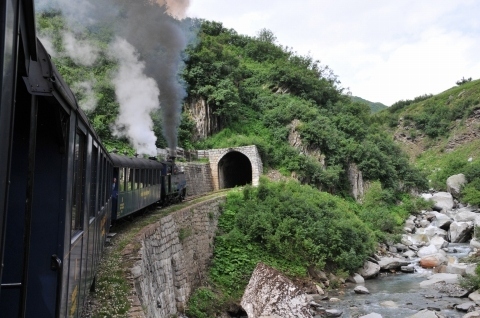 2013年スイス旅行記　第19回　フルカ山岳蒸気鉄道のＳＬ列車に乗車　前編