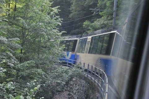 2013年スイス旅行記　第21回　イタリアとスイスを結ぶ山岳路線、チェントヴァッリ鉄道に乗る