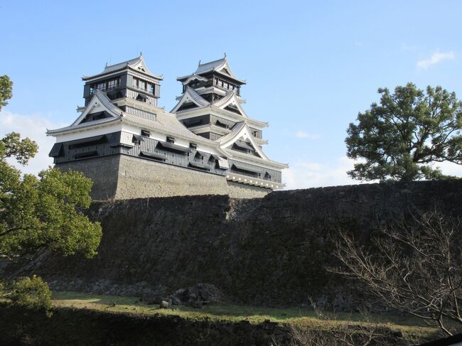 地震が起きる前に熊本城見に行こうかな～思っていたが、丁度仕事が忙しく機会を逃してしまい。<br /><br />今回マイルで行ってきました。母と一緒の旅です。