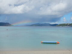 また渡嘉敷島へ。今回はとかしくビーチでウミガメ♪シュノーケリング三昧。夕陽も虹も！