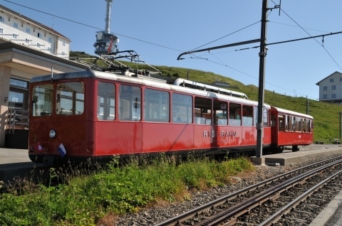 2013年スイス旅行記　第28回　リギ登山鉄道でフィッツナウに下山