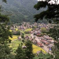 飛騨、上高地、富山6日間　1.白川郷、新穂高ロープウェイ、平湯温泉