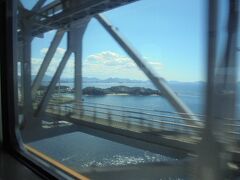 28年ぶりに訪れる香川県-2　　快速マリンライナ－　高松→岡山　乗車
