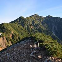 北アルプス　鹿島槍ヶ岳へ