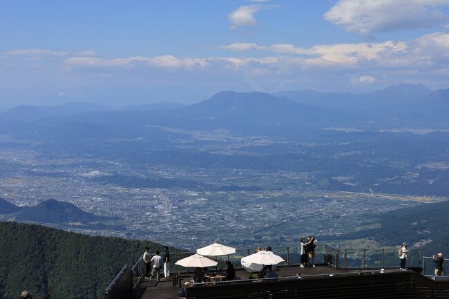 初秋旅長野(3)。雲海拝めず。