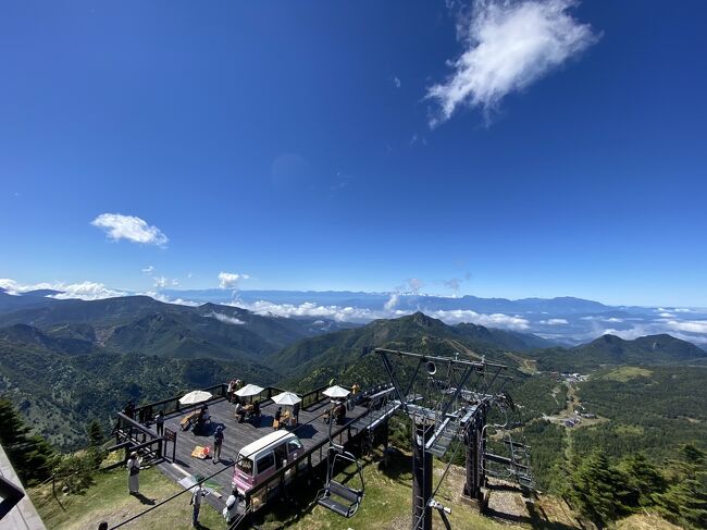 横手山の絶景と念願の小布施堂の朱雀コースいただいてきました！その1