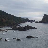 2021年10月離島(1)(粟島 飛島と村上 酒田)粟島(村上 瀬波温泉 岩船港より粟島ヘ 内浦 釜谷 仏崎展望台と海鮮三昧)    