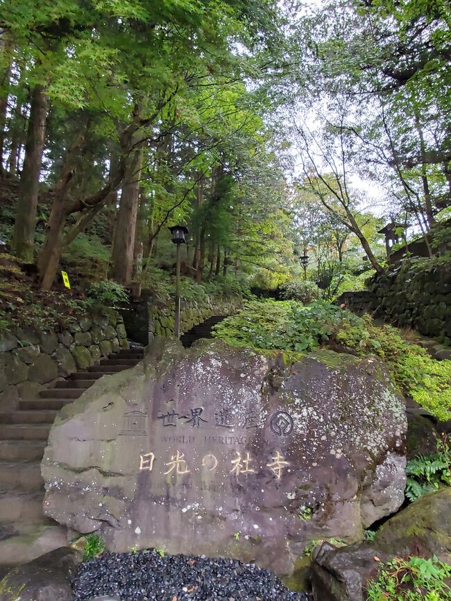週末を利用して日光まで行きました。北関東は中々行く機会が無かったので、初栃木県です。<br /><br />時間に余裕もないし、日光初心者なので、観光は山内を中心にゆっくり回ろうかな~なんて思っていたら、8月25日フジテレビ系列「突然ですが占ってもいいですか?」で占い師の木下レオンさんが「この秋一番のおすすめ開運スポット、日光のお勧めの回り方」を紹介していたので、私もこの順番で回ろうと思います。