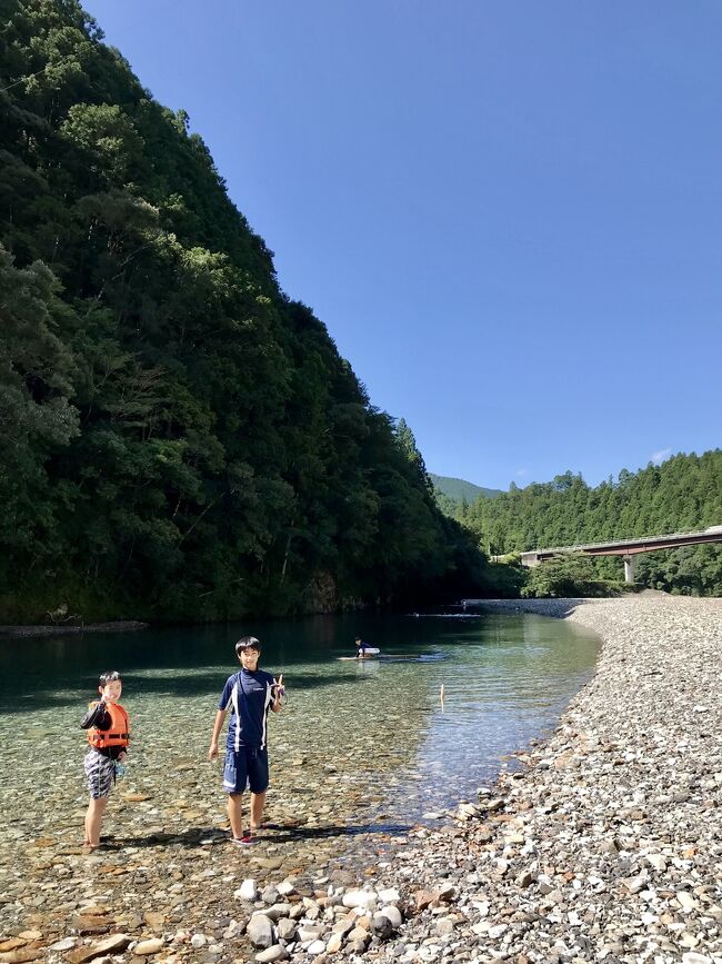 家族旅行　2021年8月（長男12歳　次男10歳）和歌山県　川湯温泉　山水館みどりや旅館