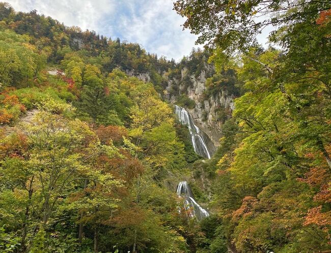秋の訪れを感じる美瑛・富良野 (3) - 天人峡の羽衣の滝、フェルムラテール、ニングルテラス