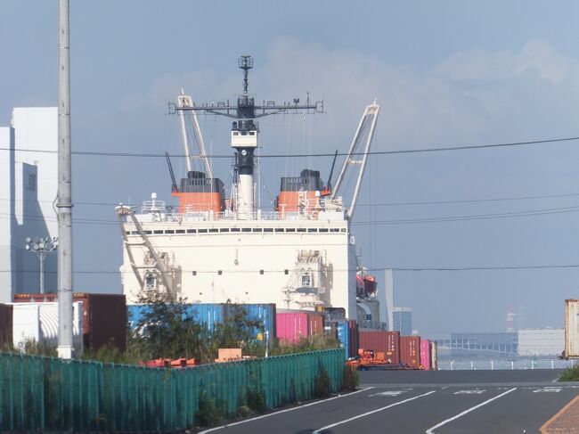 南極への荷造り中！砕氷艦「しらせ」に会いに大井ふ頭へ