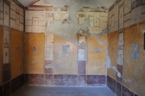 2013年南イタリア旅行記　第29回　ポンペイ遺跡を見学　その2　ヴェッティの家とスタビアーネ浴場周辺を歩く