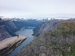 ラマダン明け休みノルウェー旅行201607　トロルの舌ハイキング編-2